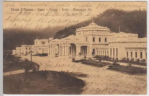 (27298) AK Neapel, Napoli, Terme di Agnano 1911
