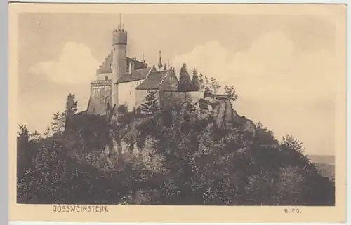 (27282) AK Gößweinstein, Burg, vor 1945