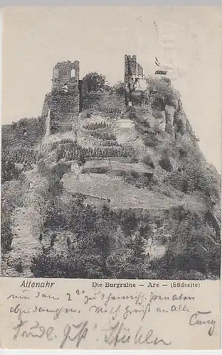 (27107) AK Altenahr, Burg Are 1906