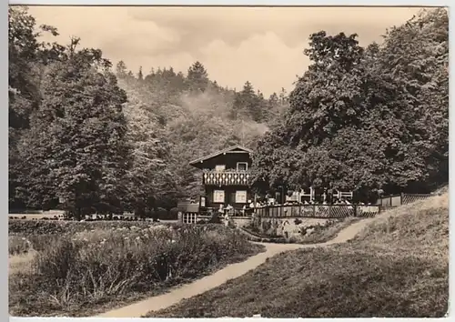 (27074) Foto AK Wernigerode, HO Gaststätte Christianental 1963