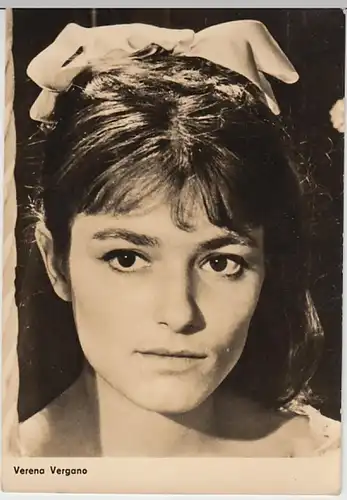 (27059) Foto AK Verena Vergano, Schauspielerin, DDR 1967