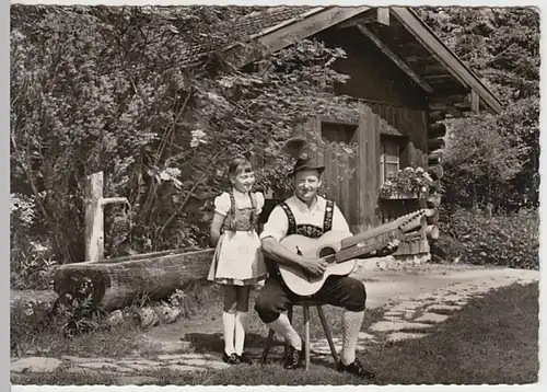 (26842) Foto AK Gebirgstrachtenverein Mittenwald, Karwendel, nach 1945