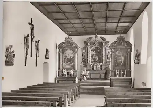 (26836) Foto AK Wurmlingen, Rottenburg, Bergkapelle, Inneres, n. 1945
