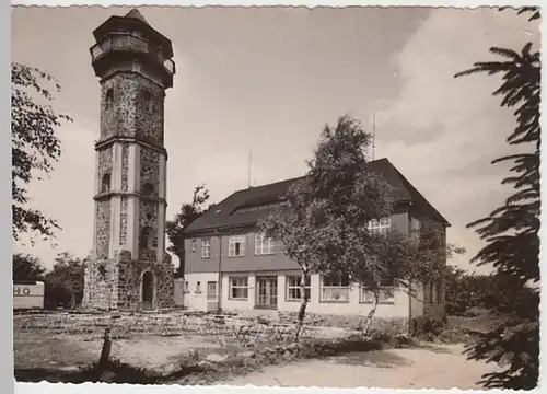 (26810) Foto AK Scheibenberg, Erzgeb., Berggasthaus, Turm 1963