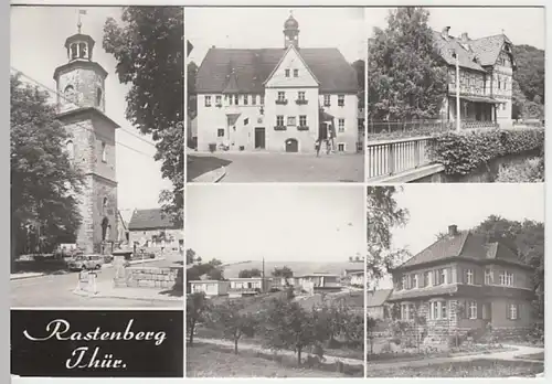 (26784) Foto AK Rastenberg, Thüringen, Mehrbildkarte 1983