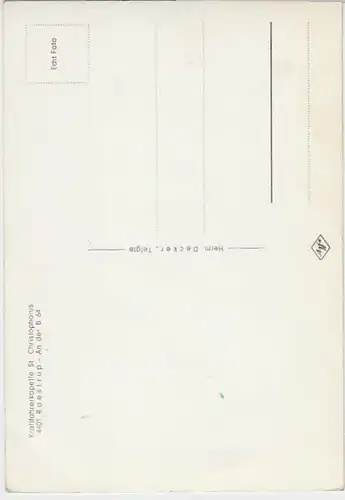 (26679) AK Raestrup, Kraftfahrerkapelle St. Christophorus, nach 1945