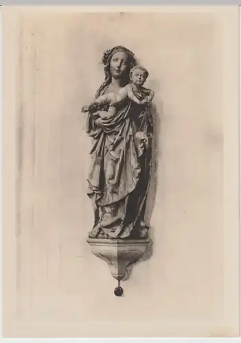 (26603) Foto AK Würzburg, Dom, Madonna, T. Riemenschneider, v. 1945