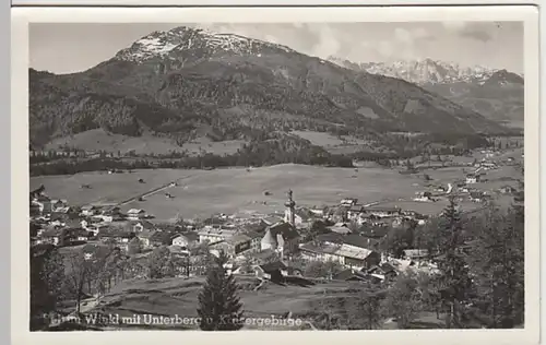 (26570) Foto AK Reit im Winkl, Panorama, Kaisergebirge 1943