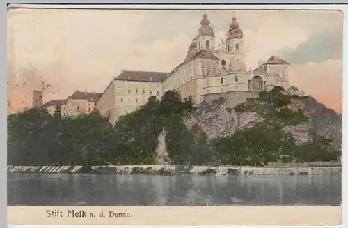 (26397) AK Stift Melk, Donau, vor 1945
