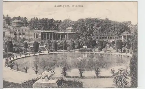 (26387) AK Stuttgart, Wilhelma, Soldatenpost 1908