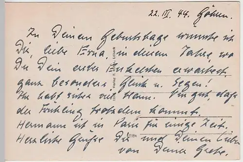 (26386) AK Göhren, Rügen, Motiv am Südstrand 1944