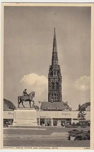 (26318) AK Coventry, Engl., Godiva Statue, Kathedrale