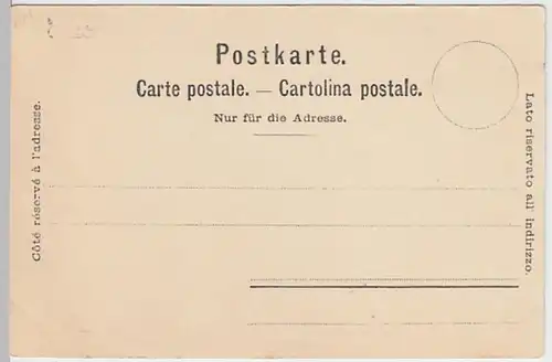 (26240) AK Geneve, Genf, Place de la Fusterie, bis um 1905