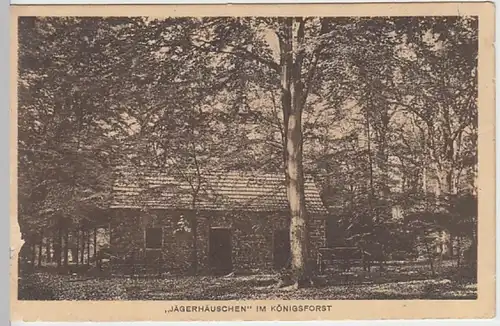 (26225) AK Köln, Königsforst, Jägerhäuschen, Feldpost 1915