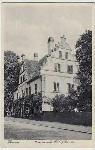 (26205) AK Husum, Haus Cornils, Schlossstraße, vor 1945