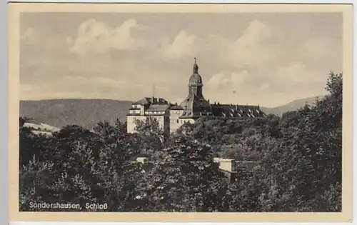(26184) AK Sondershausen, Schloss, vor 1945