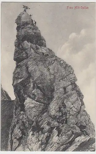 (26177) AK Frau Hitt Spitze, um 1908