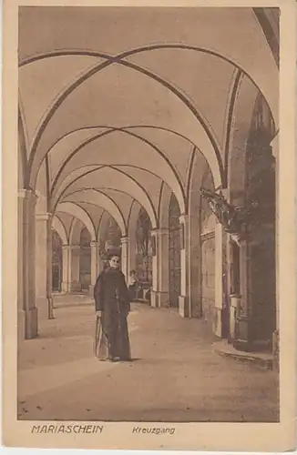 (26176) AK Mariaschein, Bohosudov, Kloster, Kreuzgang, vor 1945