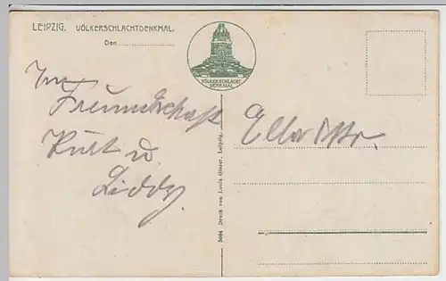 (26155) AK Völkerschlachtdenkmal, vor 1945