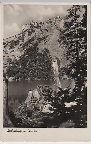 (26142) Foto AK Bayrischzell, Soinsee, Ruchenköpfe, vor 1945