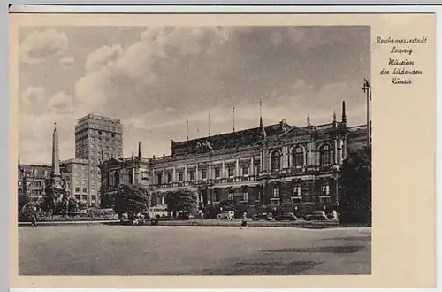(26100) AK Leipzig, Museum der Bildenden Künste 1937-45