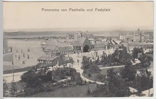 (26070) AK Frankfurt am Main, Eingangsgebäude zum Festplatz, um 1908