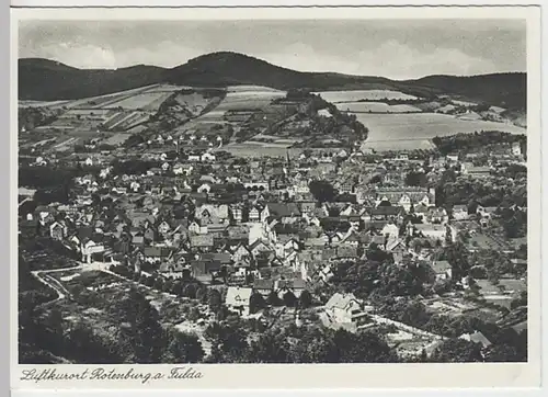 (25992) AK Rotenburg an der Fulda, Panorama 1947