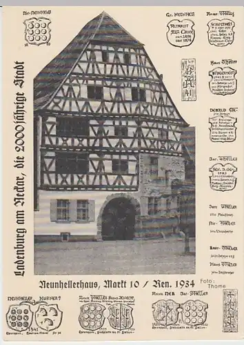 (25929) AK Ladenburg, Neunhellerhaus, ab 1934