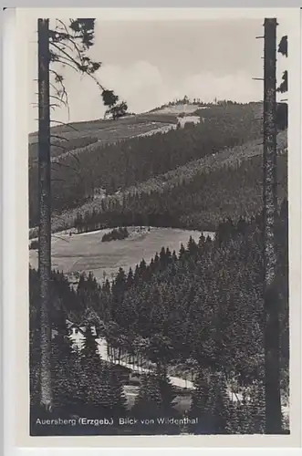 (25796) Foto AK Auersberg, Erzgeb., Blick von Wildenthal, vor 1945