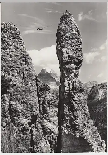 (25750) Foto AK Guglia de Amicis, Dolomiten, Misurina, Popera, nach 1945