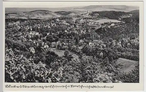 (25708) AK Eisenach, Panorama, Blick von der Wartburg, vor 1945