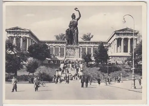 (25682) AK München, Bavaria, Ruhmeshalle 1954