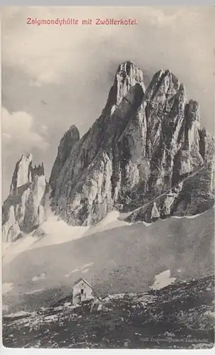 (25626) AK Zsigmondyhütte, Zwölferkofel, vor 1945