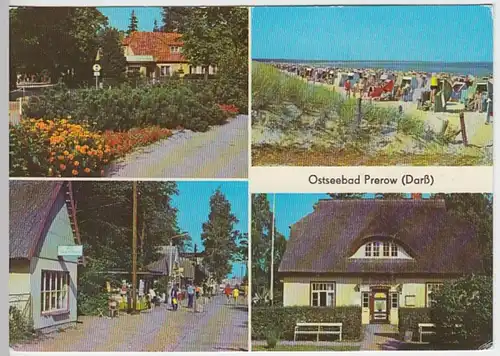 (25616) AK Prerow, Darß, Mehrbildkarte 1980
