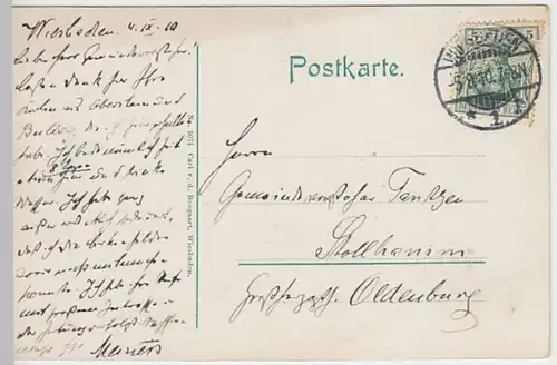 (25589) AK Wiesbaden, Stadtansicht, Neroberg 1910