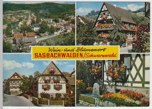 (25551) AK Sasbachwalden, Mehrbild 1970