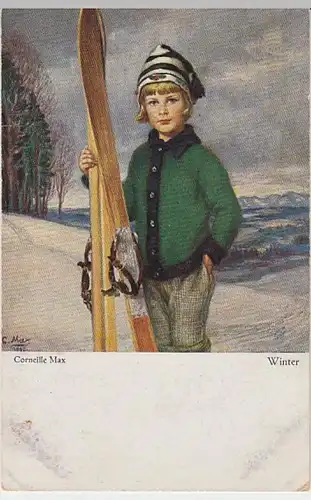 (25496) Künstler AK Corneille Max, Winter, vor 1945