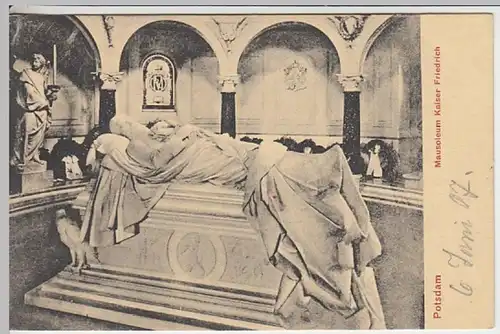 (25478) AK Potsdam, Kaiser-Friedrich-Mausoleum 1907