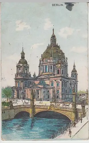 (25434) Künstler AK Berlin, Dom 1915