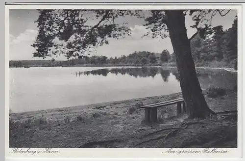 (25374) AK Rotenburg, Wümme, Großer Bullensee 1943