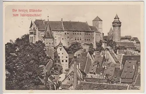 (25348) AK Nürnberg, Burg 1913