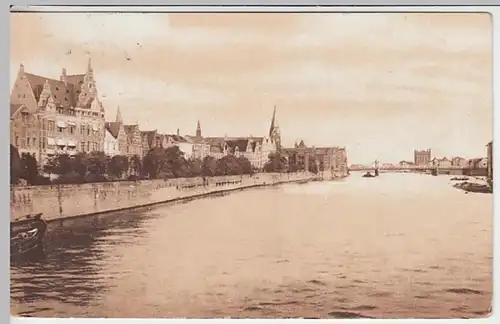 (25347) AK Bremen, Blick von der Kaiserbrücke 1912
