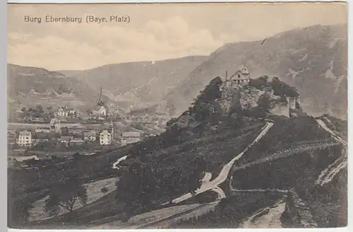 (25241) AK Bad Münster am Stein, Burg Ebernburg, vor 1945