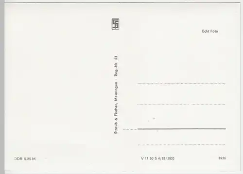 (25223) Foto AK Friedrichroda, Mehrbildkarte 1982