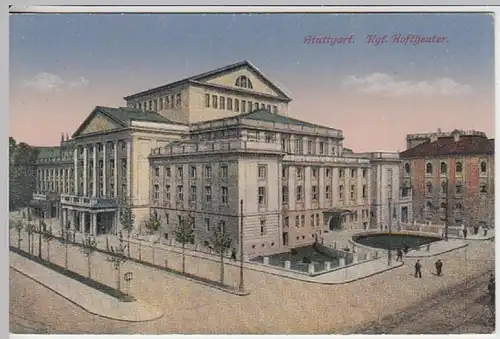 (25209) AK Stuttgart, Hoftheater, bis 1918