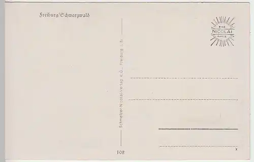 (25132) AK Freiburg im Breisgau, Münster, Mehrbildkarte, nach 1945