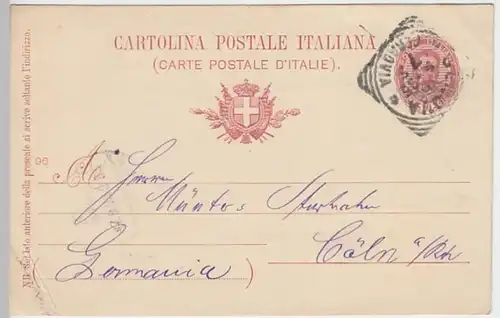 (25049) Ganzsache Italien 1896