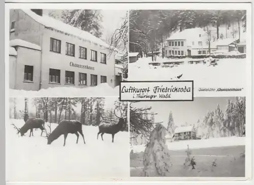 (24990) Foto AK Friedrichroda, Mehrbildkarte, Chausseehaus 1987