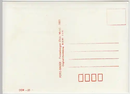 (24990) Foto AK Friedrichroda, Mehrbildkarte, Chausseehaus 1987