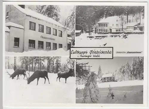 (24978) Foto AK Friedrichroda, Mehrbildkarte, Chausseehaus 1987